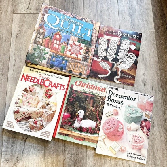 Quilt Needle Crafts Crochet Christmas Home Books DIY Guides Quilting - Picture 1 of 9